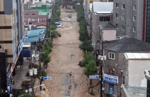 Banjir Bandang dan Longsor Landa Korsel, Sedikitnya Satu Tewas
