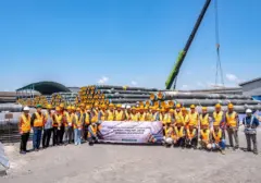 Proyek Tangguh UCC Rampungkan Pelapisan Pipa Lepas Pantai di Gresik