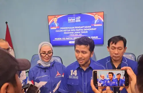 Emil Dardak Maju Lagi Pimpin Demokrat Jatim, Targetkan Penguatan Struktur Partai