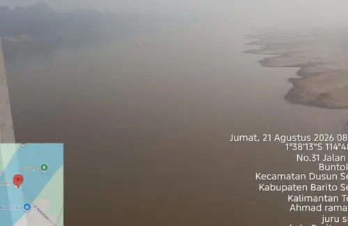 Sungai Barito Tetap Aman untuk Pelayaran Kapal Meski Musim Kemarau