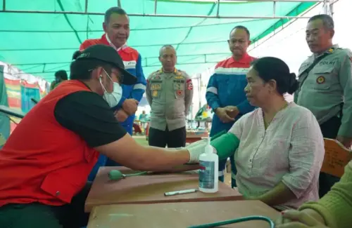 Pertamina Hadirkan Layanan Kesehatan Gratis di Reo Pasca Gempa