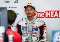 Veda Ega Pratama Berlatih Intensif Bersama Marc Marquez di Sirkuit Mandalika