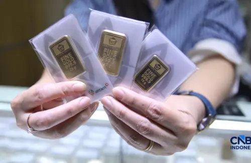 Emas Antam Naik Rp15.000, Sentuh Rp2.740.000 per Gram