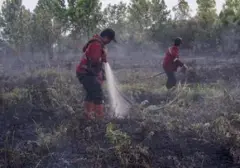 Kementerian PUPR Siagakan Puluhan Pompa Atasi Karhutla dan Kekeringan di Kalimantan Barat
