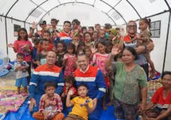 Pertamina Salurkan Bantuan Kemanusiaan Pascagempa Flores, Fokus pada Kebutuhan Mendesak dan Trauma Healing