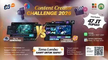 Mahasiswa Ditantang Adu Kreativitas Video Sawit di 'Content Creator Challenge 2026' Berhadiah Rp 47 Juta