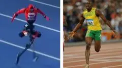 Robot Android Tiongkok Nyaris Pecahkan Rekor 100 Meter Usain Bolt