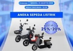 Transmart Gelar Diskon Besar-besaran Sepeda Listrik di Full Day Sale Agustus 2026