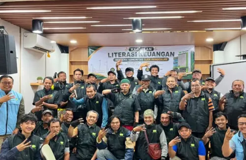 Pegadaian Tingkatkan Literasi Keuangan Komunitas Ojek Pangkalan di Cilandak