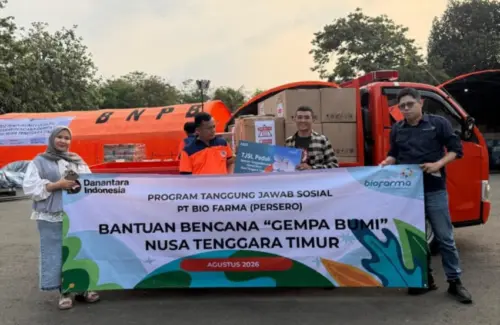 Bio Farma Group Turun Tangan Tangani Dampak Gempa NTT