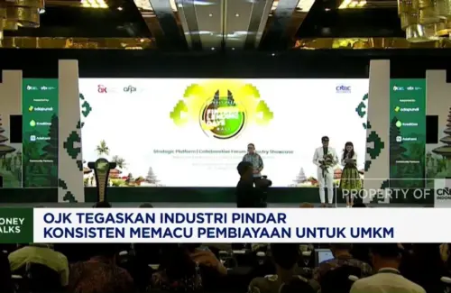 OJK Apresiasi Fintech Lending Dorong Pertumbuhan UMKM Lewat Pembiayaan
