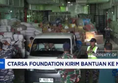 CT Arsa Foundation Salurkan Bantuan ke NTT via KRI Teluk Parigi