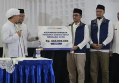 Aa Gym Salurkan Bantuan Rp 660 Juta untuk Hunian Tetap Korban Bencana di Aceh