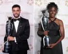 Bruno Fernandes Raih PFA Player of the Year, Khadija Shaw Pertahankan Gelar