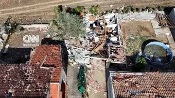 Tornado Langka Terjang Aude, Prancis: Ratusan Rumah Hancur