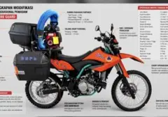 Prabowo Serahkan 100 Motor Trail Modifikasi untuk Armada Pemadam Karhutla di Sumsel
