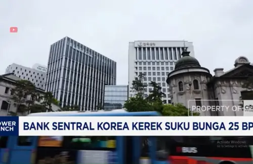 Bank Sentral Korea Selatan Naikkan Suku Bunga Acuan 25 Poin Basis
