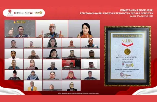 BEI dan MNC Sekuritas Cetak Sejarah: Galeri Investasi Terbanyak Diresmikan Serentak, Raih Rekor MURI