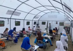 Pertamina Sediakan Ruang Belajar Darurat untuk Siswa SMPN 19 Bengkulu