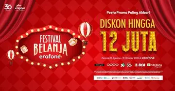 Festival Belanja erafone 2026 Gebrak Pasar dengan Diskon Gede-gedean hingga Rp 12 Juta