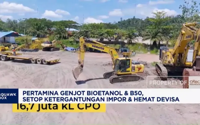 Pertamina Tingkatkan Produksi Bioetanol dan B50 untuk Kurangi Ketergantungan Impor Energi