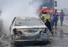 Sedan Dilalap Api di Tol MBZ Akibat Korsleting, Waspadai Pemicunya