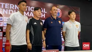 Reuni Shin Tae Yong dan Jordi Amat di Laga Persija vs Brisbane Roar