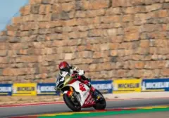 Mario Aji Berjuang dari Grid ke-26 di Moto2 Aragon 2026