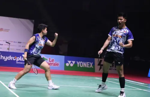 Dejan/Apri Lolos ke Semifinal POLYTRON Pontianak International Challenge 2026 Usai Kalahkan Rekan Senegara