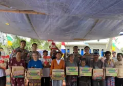 Mahasiswa S2 STIK Lemdiklat Polri Berikan Dukungan Pascagempa NTT
