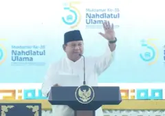 Prabowo Subianto Hadiri Penutupan Muktamar ke-35 NU di Jombang