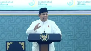 Prabowo Ucapkan Selamat Ulang Tahun ke-64 untuk Zulkifli Hasan di Penutupan Muktamar NU