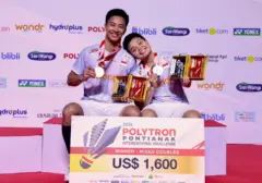 Dejan/Apri Raih Gelar Juara POLYTRON Pontianak International Challenge 2026 Lewat Laga Dramatis
