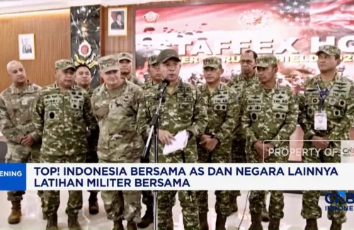 Indonesia, AS, dan Sekutu Latihan Militer Gabungan di Bandung