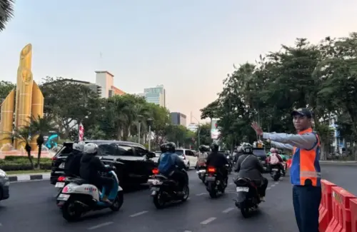 Dishub Surabaya Uji Coba Rekayasa Lalu Lintas di Pangsud-Basra, Atur Ulang Arus Kendaraan