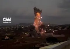 Israel Gempur Nabatieh Lebanon, Warga Terkena Dampak Ledakan Dahsyat
