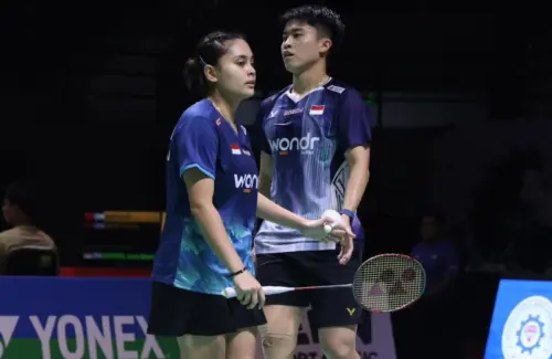 Verrell/Bernadine Melaju ke Babak 16 Besar POLYTRON Pontianak Indonesia Masters 2026