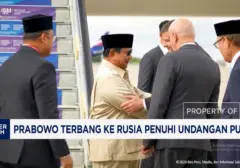 Prabowo Subianto Tiba di Rusia, Hadiri Undangan Khusus Presiden Putin
