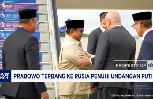 Prabowo Subianto Tiba di Rusia, Hadiri Undangan Khusus Presiden Putin