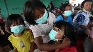 Debu Vulkanik Sinabung Hambat Kepulangan Warga Karo