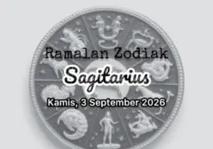 Sagitarius Dihimbau Dengarkan Kata Hati pada 3 September 2026