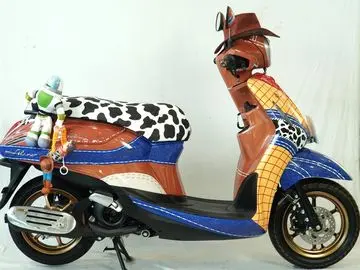 Modifikasi Yamaha Grand Filano Tampil Unik Bergaya Koboi