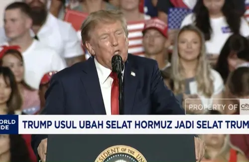 Donald Trump Usulkan Perubahan Nama Selat Hormuz Menjadi "Selat Trump"