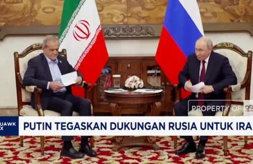 Putin Nyatakan Rusia Solid Dukung Iran Hadapi AS