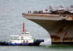Usai 286 Hari Melaut, Kapal Induk USS Abraham Lincoln Tiba di Thailand dalam Kondisi Menprihatin