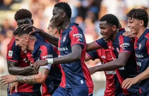 Cagliari Unggul Tipis Atas Hellas Verona di Laga Coppa Italia