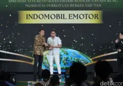 Indomobil eMotor Diberi Anugerah Ekonomi Hijau 2026