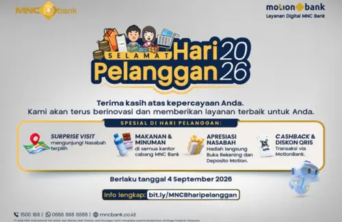 MNC Bank Beri Apresiasi Spesial untuk Nasabah di Hari Pelanggan Nasional 2026