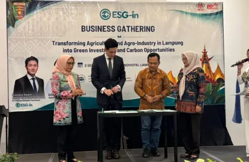 ESGIN Libatkan Lampung Kembangkan Proyek Karbon, Target Tekan Emisi 500 Ribu Ton CO2e