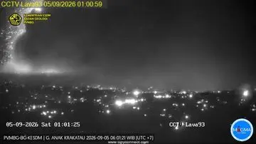Gunung Anak Krakatau Erupsi, Dentuman Terdengar Hingga Daratan Picu Kekhawatiran Publik